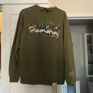 Diamond Supply Co. green sweater